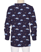 Long Sleeve Crew Neck Pyjama Top