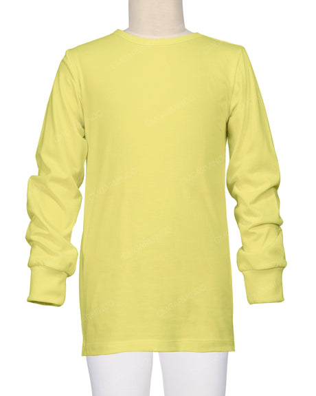 Long Sleeve Crew Neck Pyjama Top