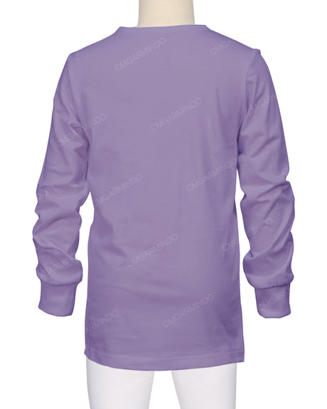 Long Sleeve Crew Neck Pyjama Top