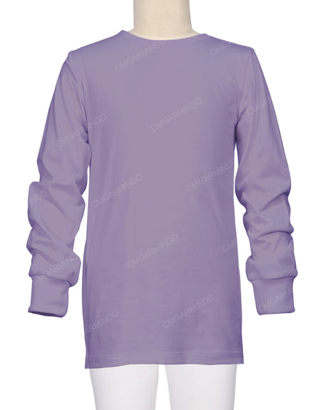 Long Sleeve Crew Neck Pyjama Top