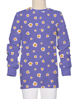 Long Sleeve Crew Neck Pyjama Top