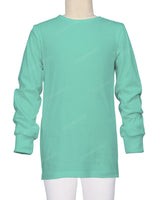 Long Sleeve Crew Neck Pyjama Top