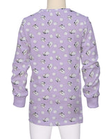 Long Sleeve Crew Neck Pyjama Top