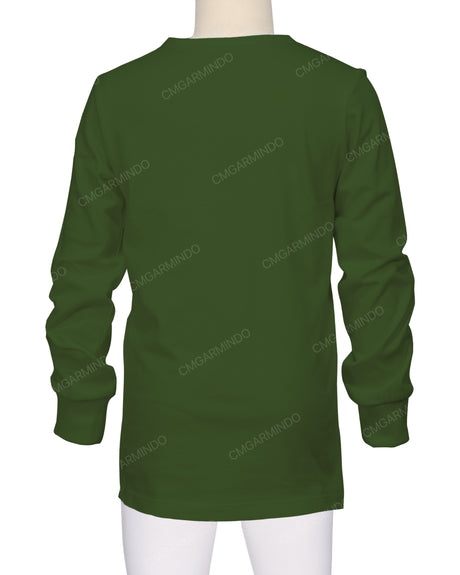 Long Sleeve Crew Neck Pyjama Top