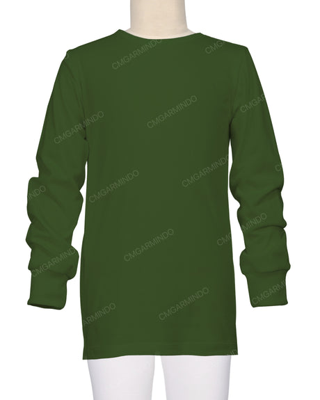 Long Sleeve Crew Neck Pyjama Top