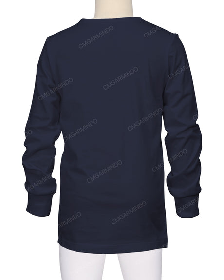 Long Sleeve Crew Neck Pyjama Top