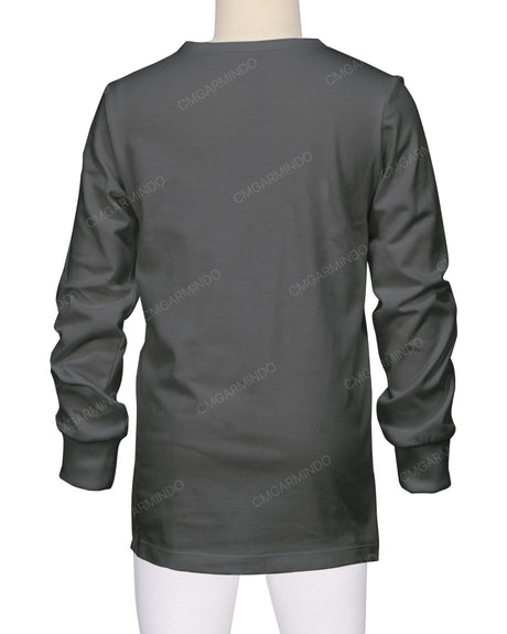 Long Sleeve Crew Neck Pyjama Top