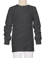 Long Sleeve Crew Neck Pyjama Top