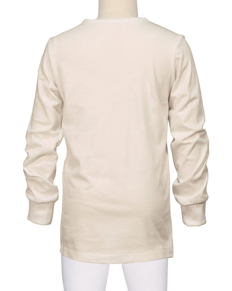 Long Sleeve Crew Neck Pyjama Top