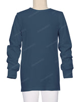 Long Sleeve Crew Neck Pyjama Top