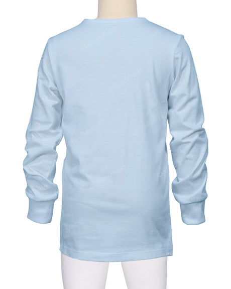 Long Sleeve Crew Neck Pyjama Top
