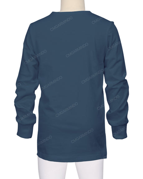 Long Sleeve Crew Neck Pyjama Top