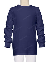 Long Sleeve Crew Neck Pyjama Top