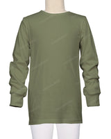 Long Sleeve Crew Neck Pyjama Top