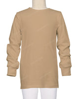 Long Sleeve Crew Neck Pyjama Top