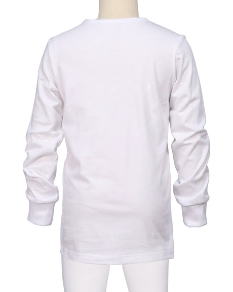 Long Sleeve Crew Neck Pyjama Top