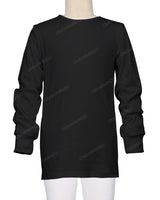 Long Sleeve Crew Neck Pyjama Top