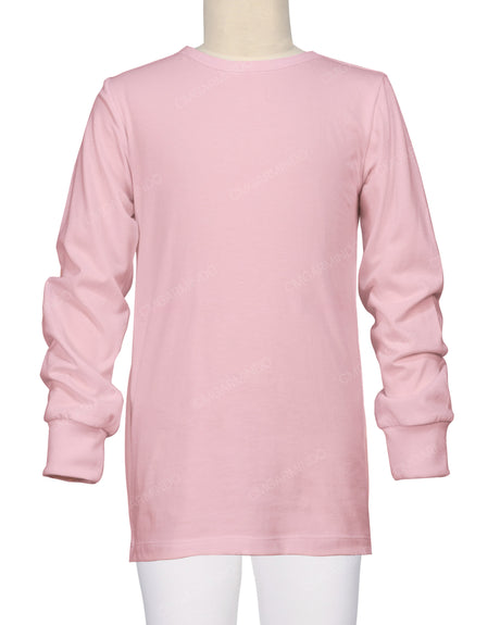 Long Sleeve Crew Neck Pyjama Top