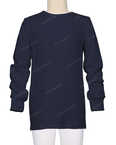 Long Sleeve Crew Neck Pyjama Top