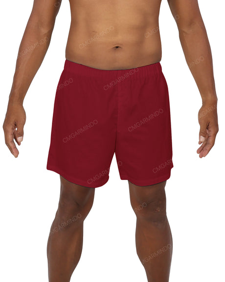 Elastic Waist Boxer Shorts