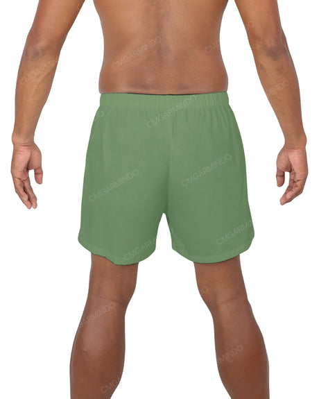 Elastic Waist Boxer Shorts