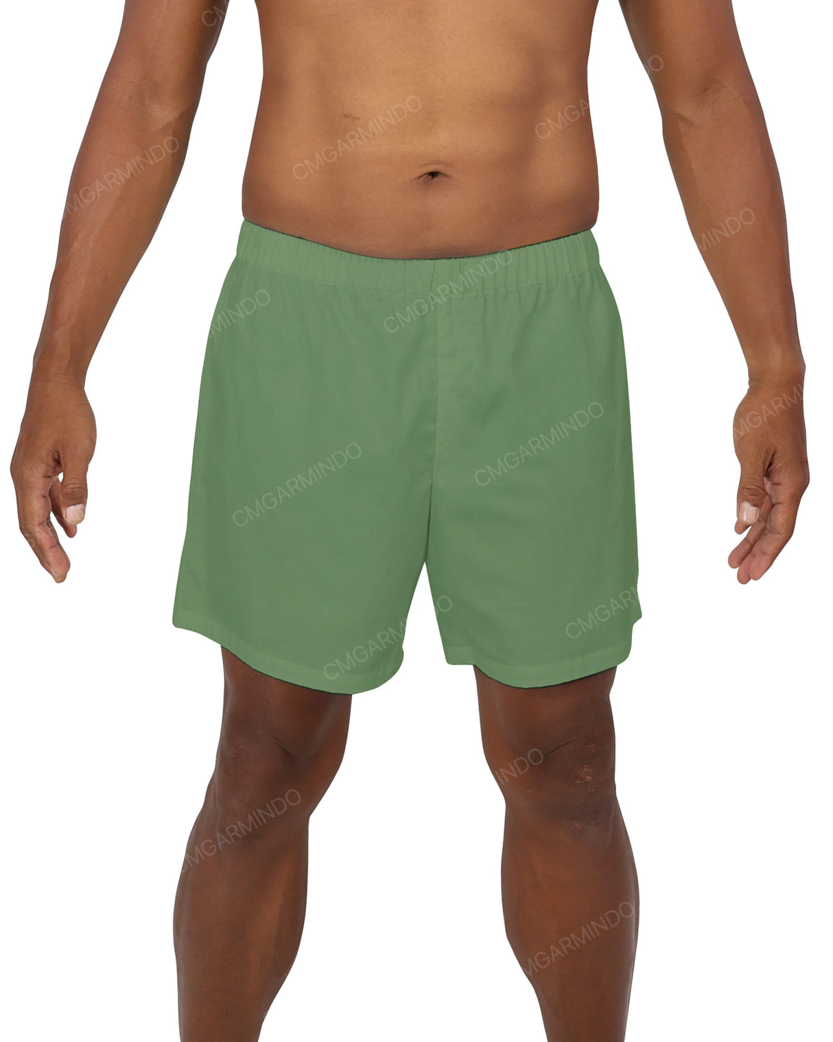 Elastic Waist Boxer Shorts