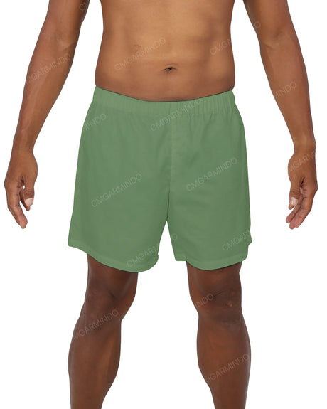 Elastic Waist Boxer Shorts