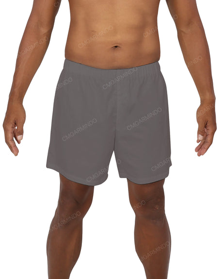 Elastic Waist Boxer Shorts