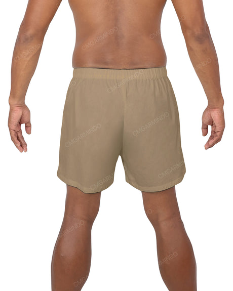 Elastic Waist Boxer Shorts