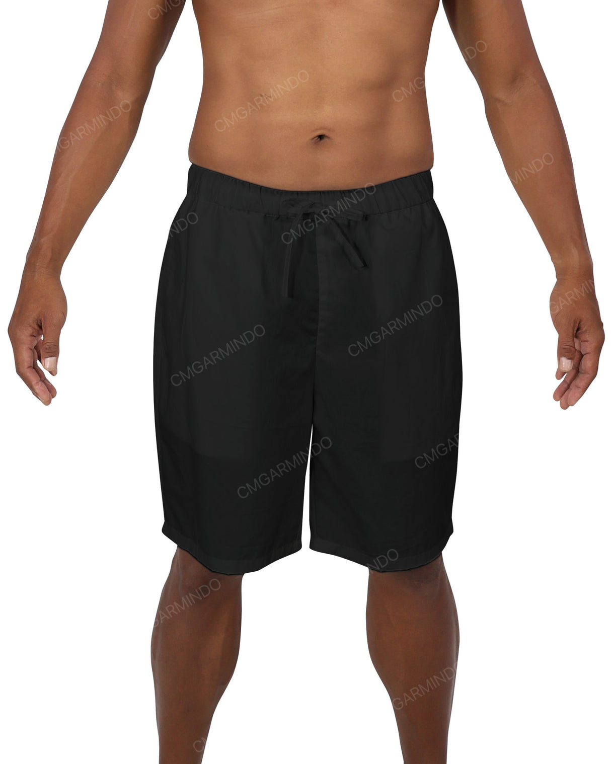 Elastic Waist Drawstring Shorts