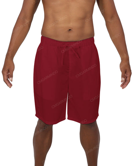 Elastic Waist Drawstring Shorts
