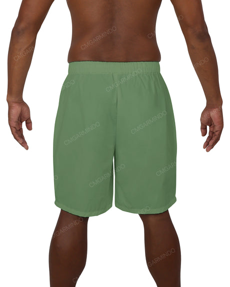 Elastic Waist Drawstring Shorts
