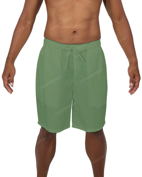Elastic Waist Drawstring Shorts