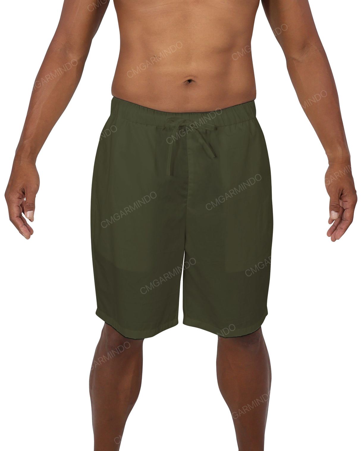 Elastic Waist Drawstring Shorts