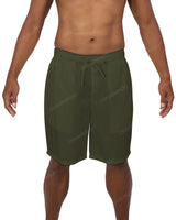 Elastic Waist Drawstring Shorts