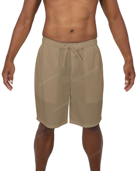 Elastic Waist Drawstring Shorts