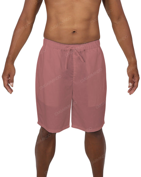 Elastic Waist Drawstring Shorts