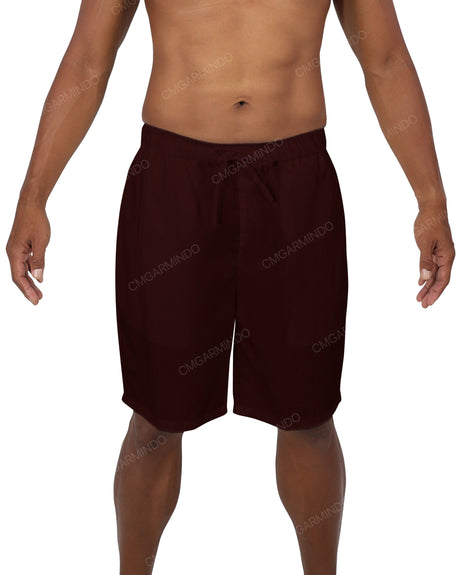 Elastic Waist Drawstring Shorts