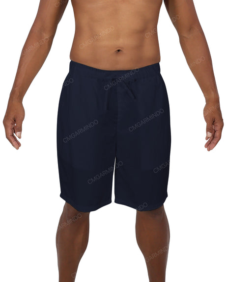 Elastic Waist Drawstring Shorts