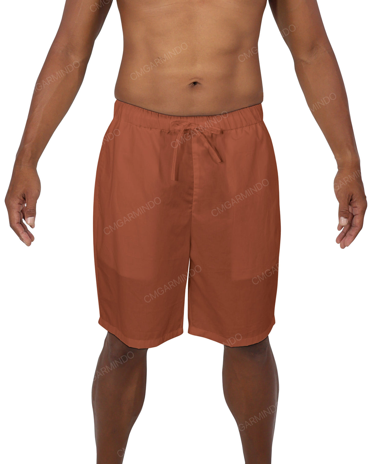 Elastic Waist Drawstring Shorts