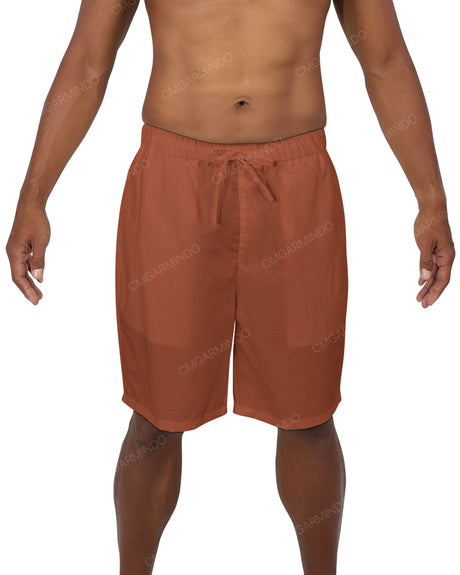 Elastic Waist Drawstring Shorts