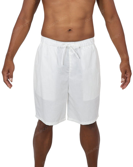 Elastic Waist Drawstring Shorts