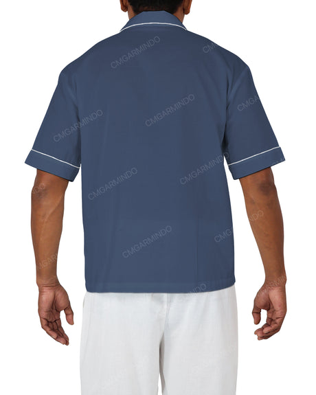 Relaxed Short Sleeve Pyjama Top