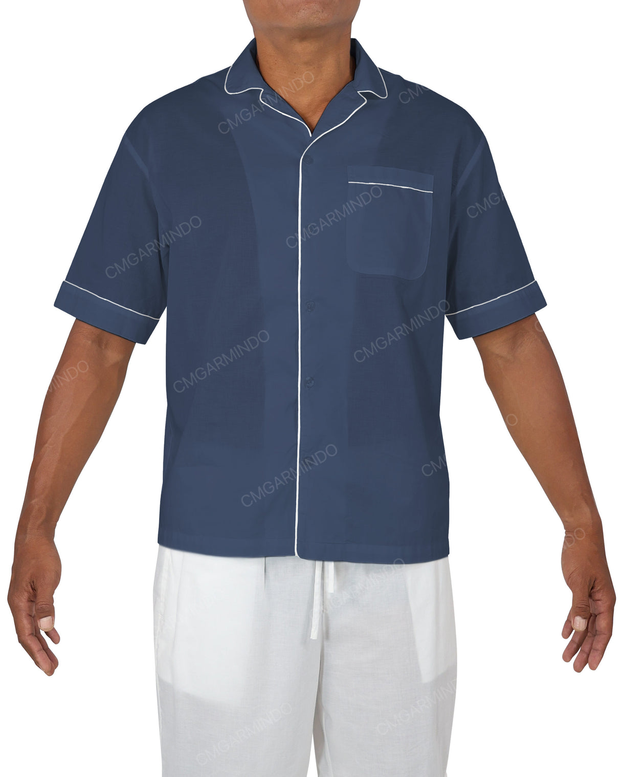 Relaxed Short Sleeve Pyjama Top