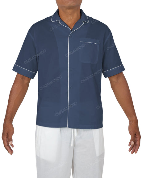 Relaxed Short Sleeve Pyjama Top