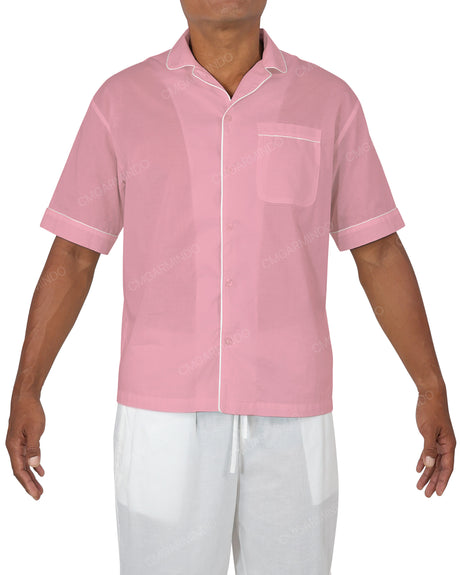 Relaxed Short Sleeve Pyjama Top