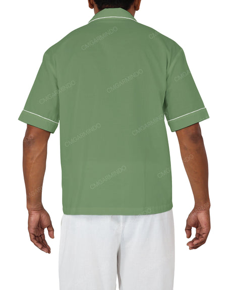 Relaxed Short Sleeve Pyjama Top