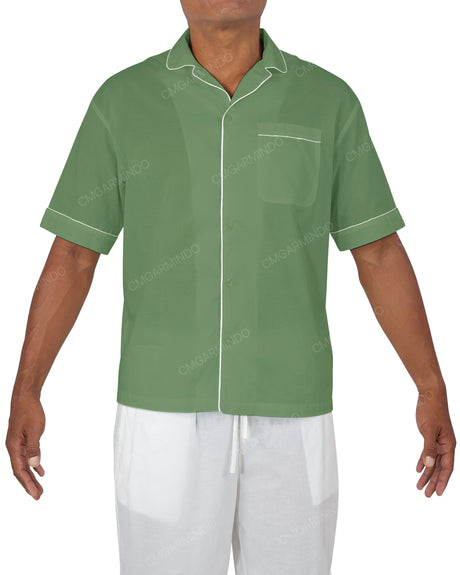 Relaxed Short Sleeve Pyjama Top