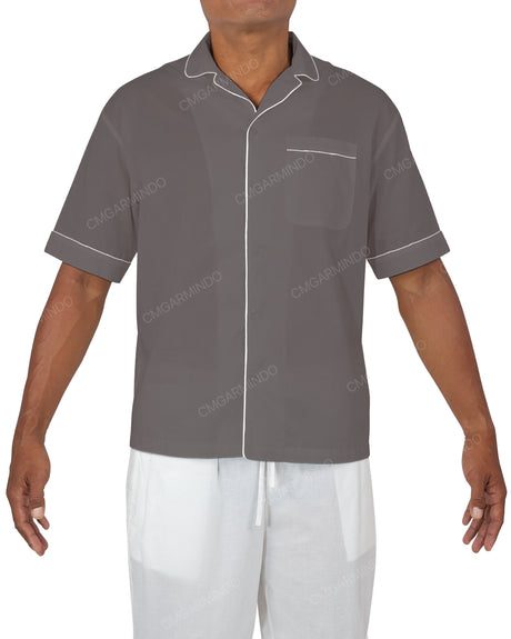 Relaxed Short Sleeve Pyjama Top
