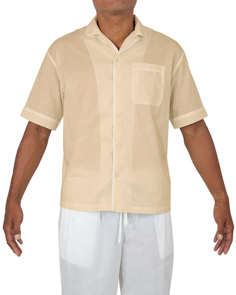 Relaxed Short Sleeve Pyjama Top